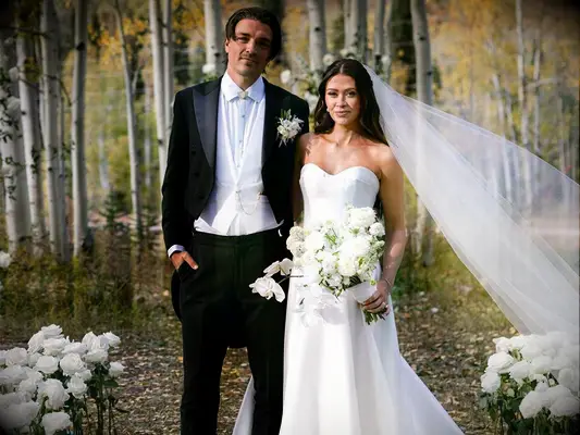 Caelynn Miller-Keyes and Dean Unglert wedding photo