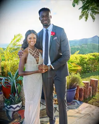 Charity Lawson and Dotun Olubeko