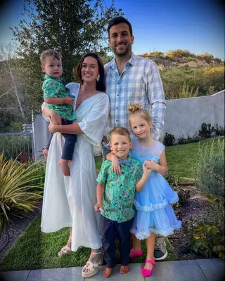 Jade Roper and Tanner Tolbert with their kids