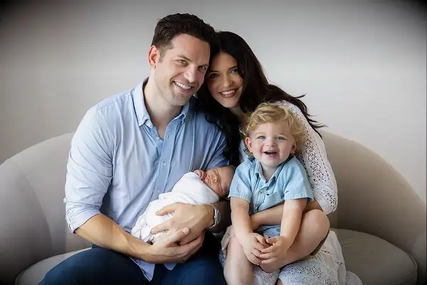 Raven Gates and Adam Gottschalk with their kids