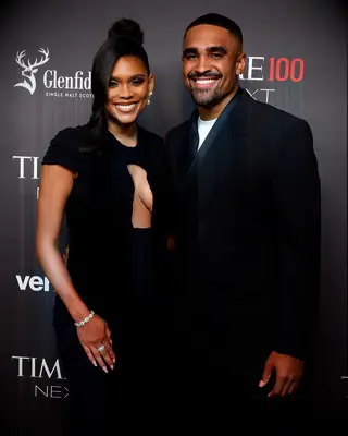 Jalen Hurts and girlfriend Bry Burrows