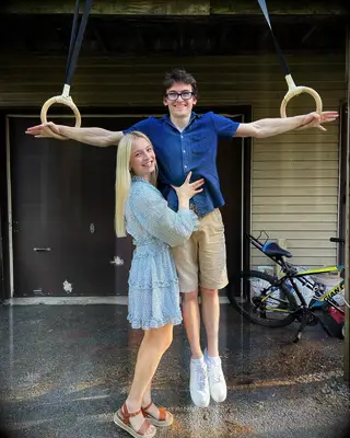 Stephen Nedoroscik and his girlfriend, Tess McCracken