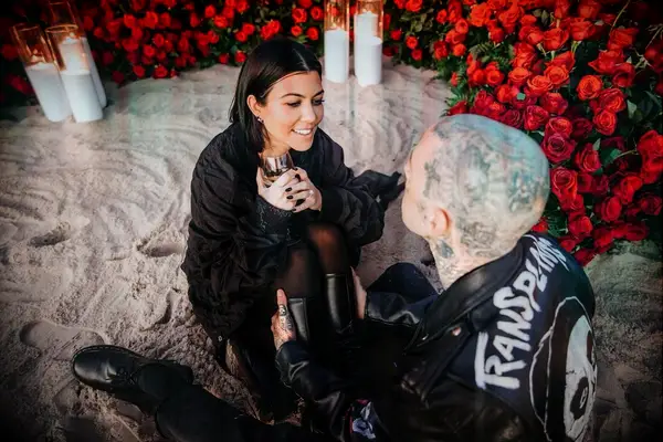 travis proposes to kourtney perspective