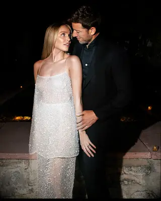 Alex Cooper wedding welcome party photo