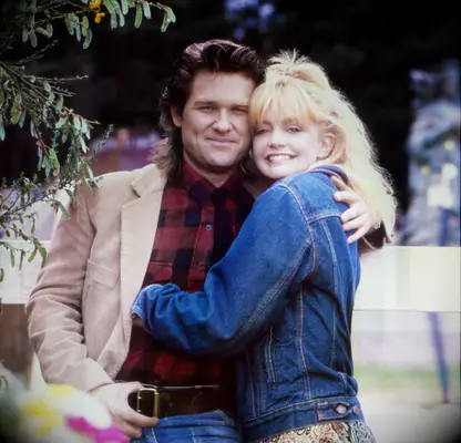 Kurt Russell and Goldie Hawn in 1987