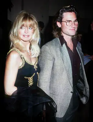 Goldie Hawn and Kurt Russell in 1992