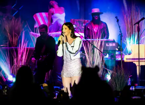 Lana Del Rey performing in Louisiana in 2019