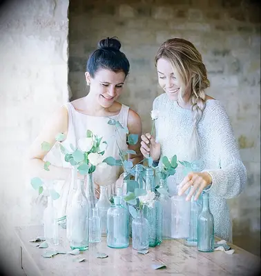 Lauren Conrad with wedding planner Cassandra Herschenfeld