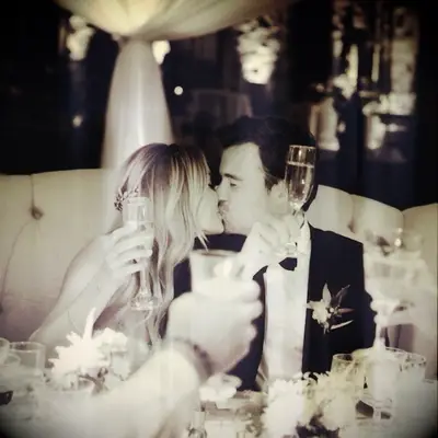 Lauren Conrad and Willliam Tell kissing