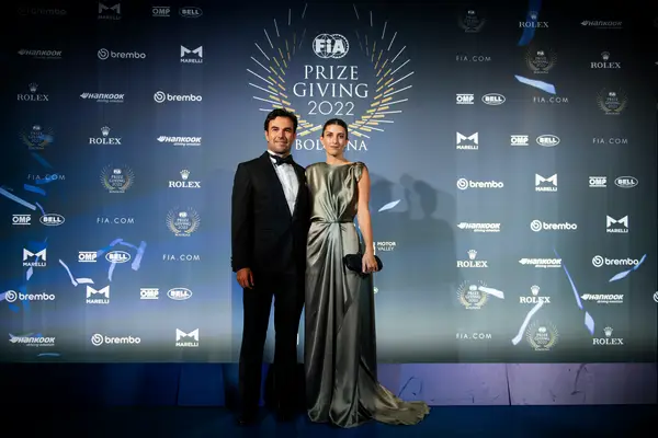 F1 driver Sergio Pérez and wife Carola Martinez