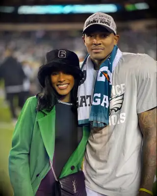 DeVonta Smith and Mya Danielle