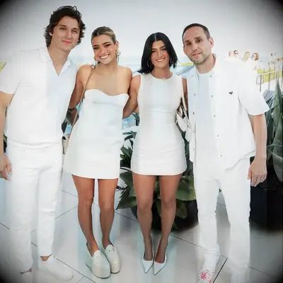 Anaheim Ducks center Trevor Zegras with girlfriend Dixie D