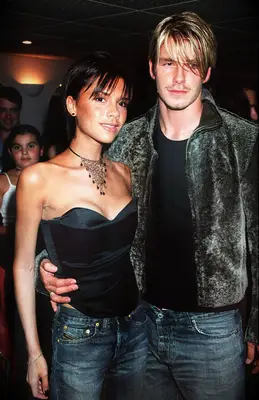David and Victoria Beckham in 1999