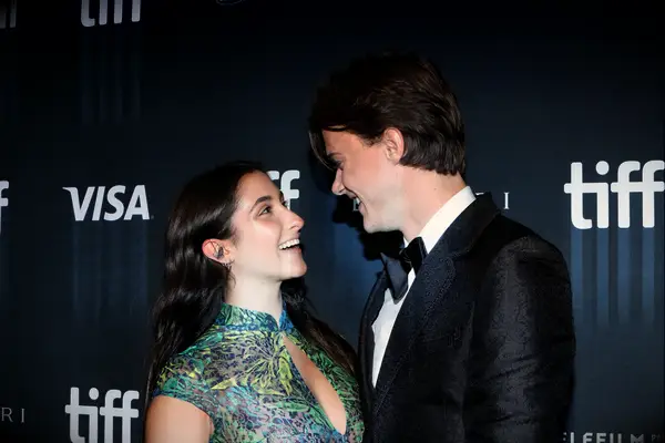 Christopher Briney and girlfriend at TIFF 
