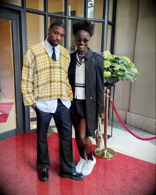 Noah Lyles and Junelle Bromfield