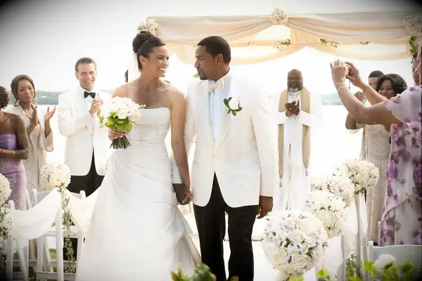 Wedding scene from Jumping the Broom movie