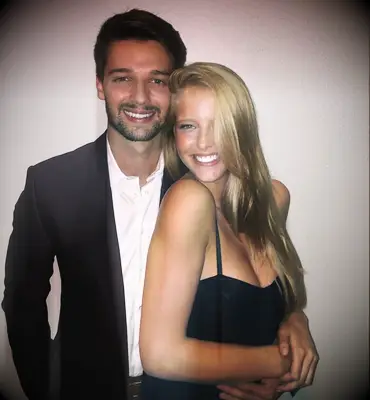 Patrick Schwarzenegger and Abby Champion in college