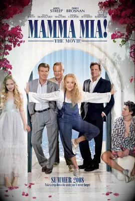 Best 200s Rom Coms - Mamma Mia! Movie poster