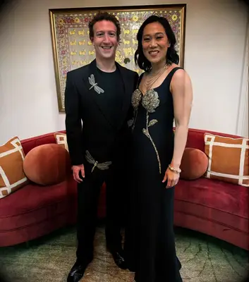 zuckerberg at the ambani wedding
