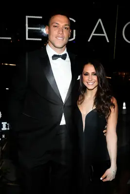 Aaron Judge and wife