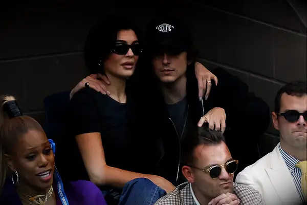 Kylie Jenner and Timothee Chalamet at the US Open