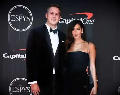 Couple on the red carpet at the ESPYS