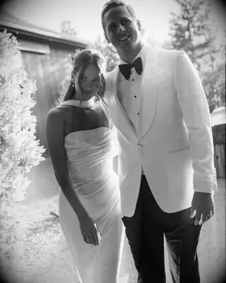 Jared Goff and Christen Harper