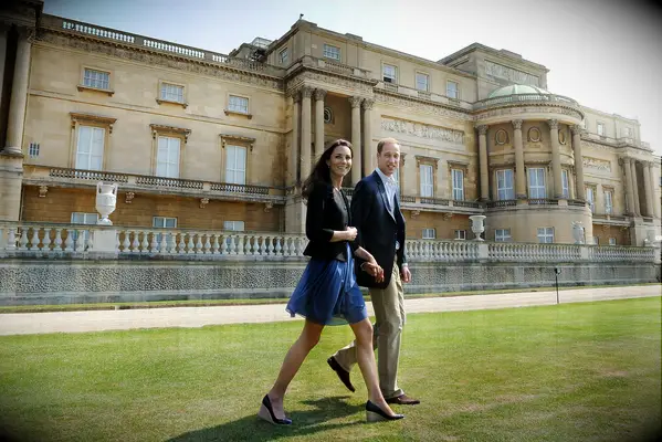 William and Kate on their honeymoon. 