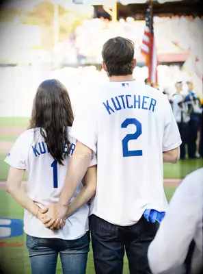 mila kunis ashton kutcher baseball jerseys
