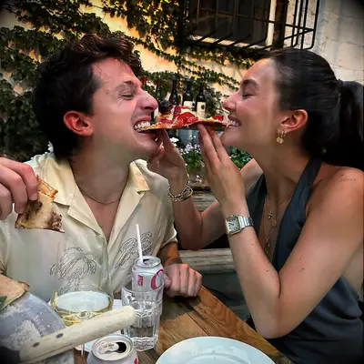 Charlie Puth and fiance Brooke Sansone engagement photo