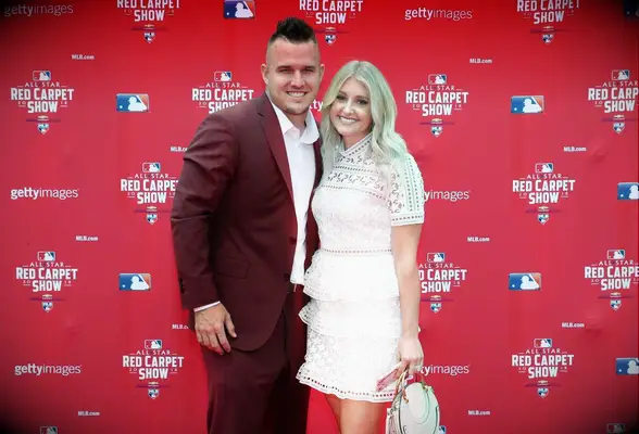 Mike Trout and Jessica Cox