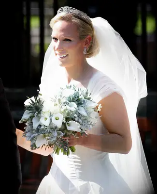 Zara Phillips wears the Meander tiara. 