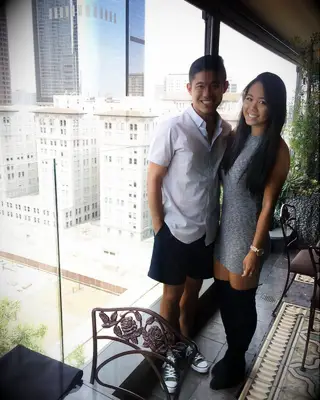 Collin Morikawa and Katherine Zhu first meet