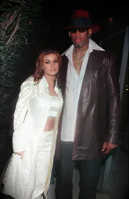 Carmen Electra and Dennis Rodman
