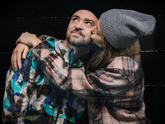 Justin Timberlake and Jessica Biel.