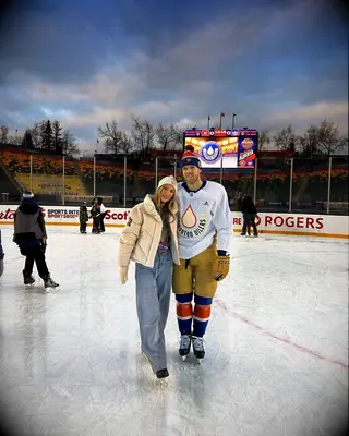 Connor McDavid and his wife Lauren Kyle