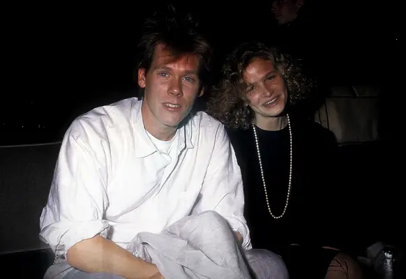 Kevin Bacon and Kyra Sedgwick in 1987