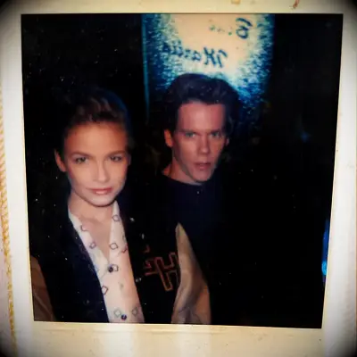 Kyra Sedgwick and Kevin Bacon on the set of Lemon Sky