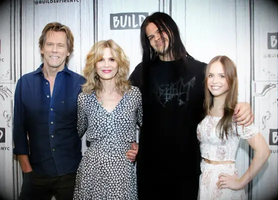 Kevin Bacon and Kyra Sedgwick with their son Travis