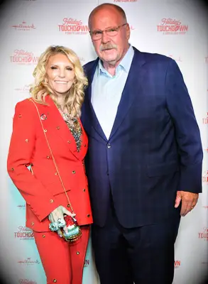 Andy and Tammy Reid at the red carpet premiere of Hallmark