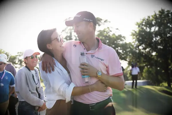  Justin Thomas and wife, Jillian Wisniewski