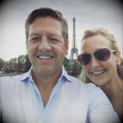 Lara Spencer and Rick McVey in Paris