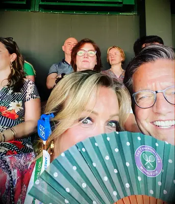 Lara Spencer and Rick McVey go to Wimbledon together
