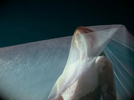 Kim Kardashian on her wedding day