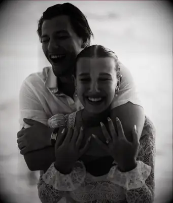 Millie Bobby Brown and Jake Bongiovi after getting engaged