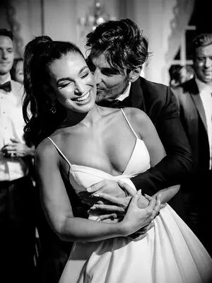 Ashley Iaconetti and Jared Haibon wedding day