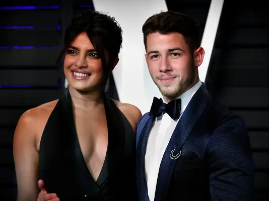 Nick Jonas and Priyanka Chopra. 