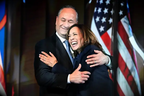 Kamala Harris and Doug Emhoff