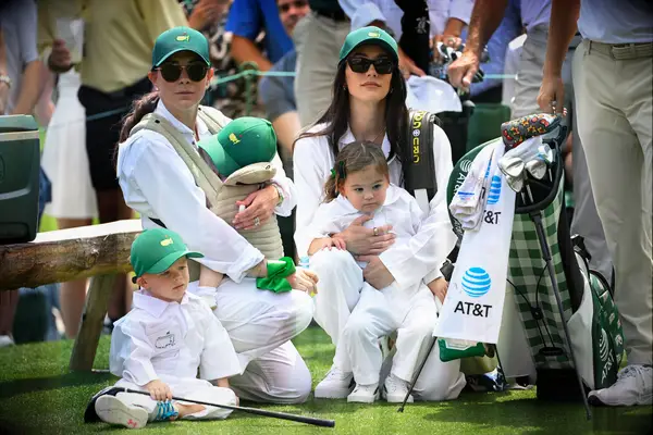 Annie Verret and Allison Stokke at the 2024 Masters