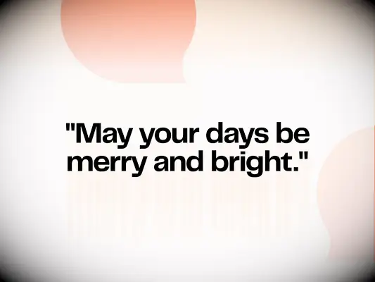 Festive Christmas quote